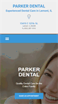 Mobile Screenshot of parker-dental.com